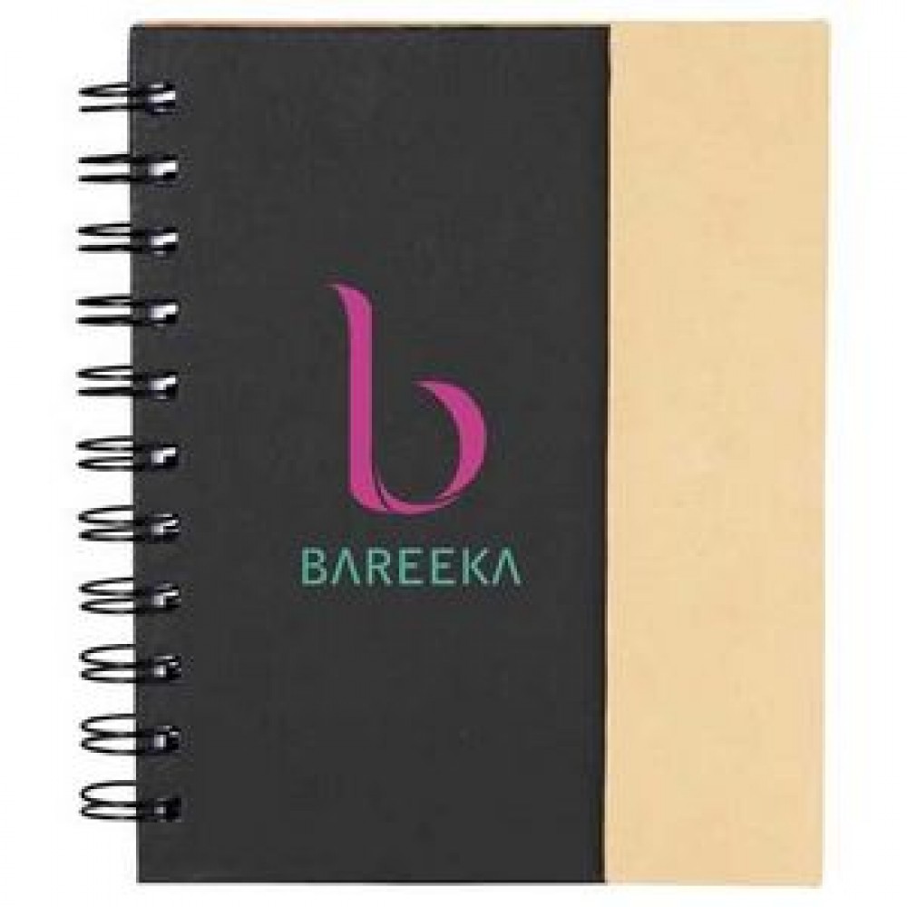 5.5" x 6" Lock-it Mini Spiral Notebook w Custom Imprinted 5.5" x 6" Lock-it Mini Spiral Notebook w Custom Imprinted