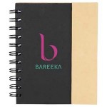 5.5" x 6" Lock-it Mini Spiral Notebook w Custom Imprinted