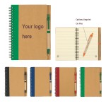 Branded Spiral Notebook With Pen