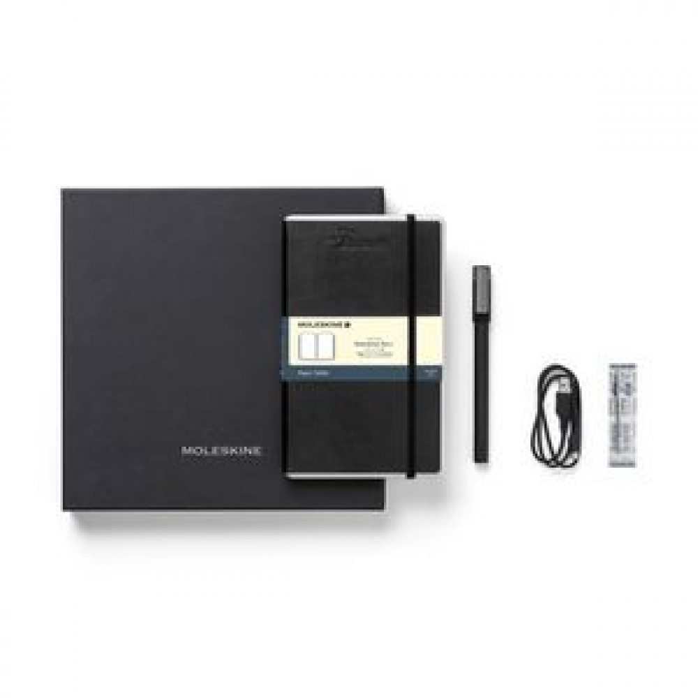 Moleskine Smart Writing Set Ellipse - Dotted Paper - Black Branded Moleskine Smart Writing Set Ellipse - Dotted Paper - Black Branded