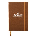 Suede Fabric Journal with Logo