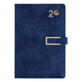 A5 PU Leather Cover Paper Notebook with Logo
