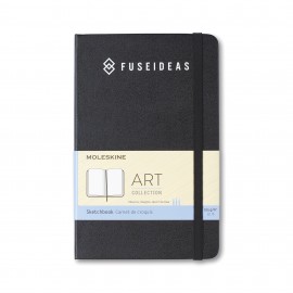 Customized Moleskine Hard Cover Medium Sketchbook - Black