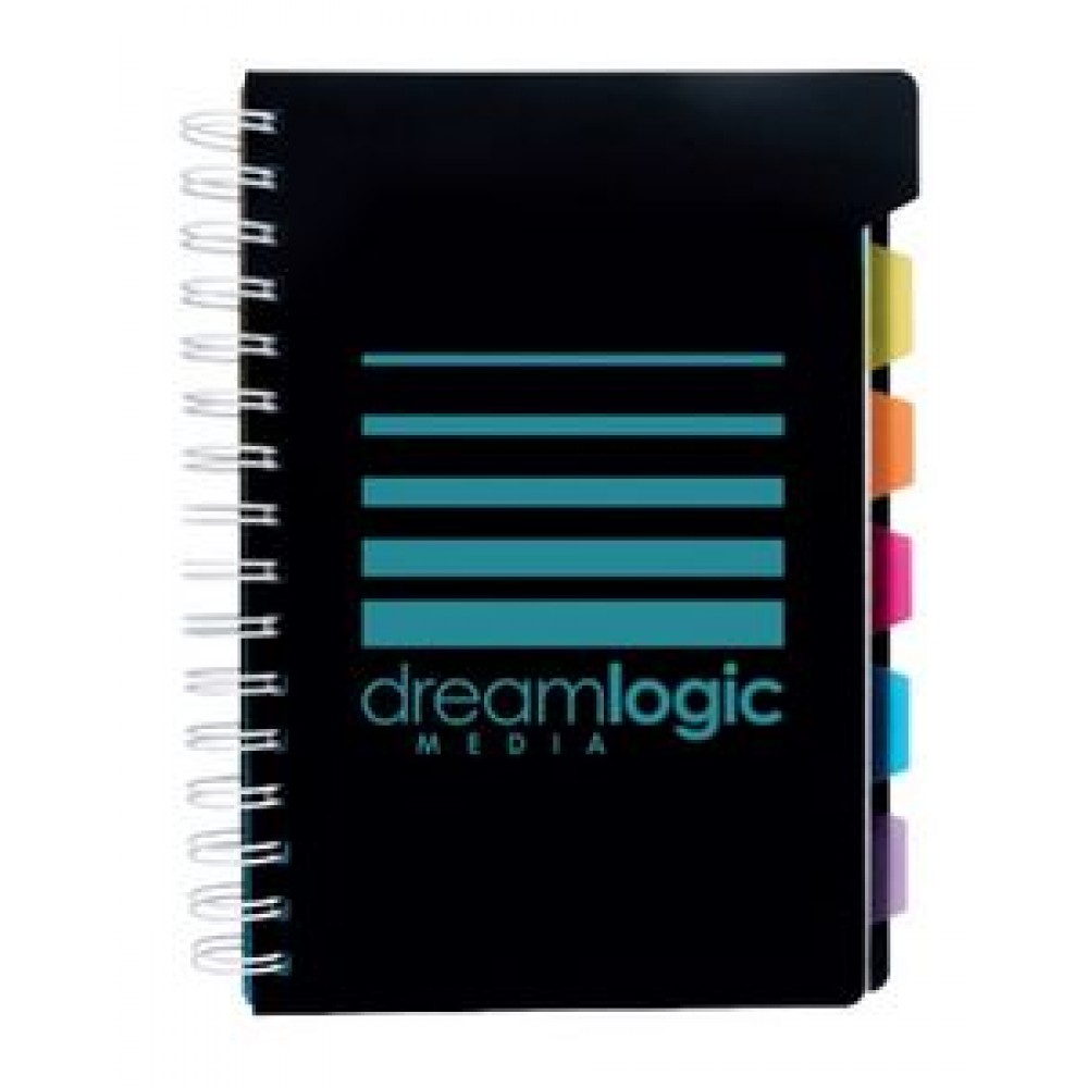 Custom Imprinted Good Value Spiral Notebook w/Tabs Custom Imprinted Good Value Spiral Notebook w/Tabs