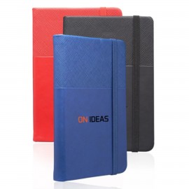 Promotional 3.75 x 5.5 Bellingham Hardcover Journals Notebooks w/ Band