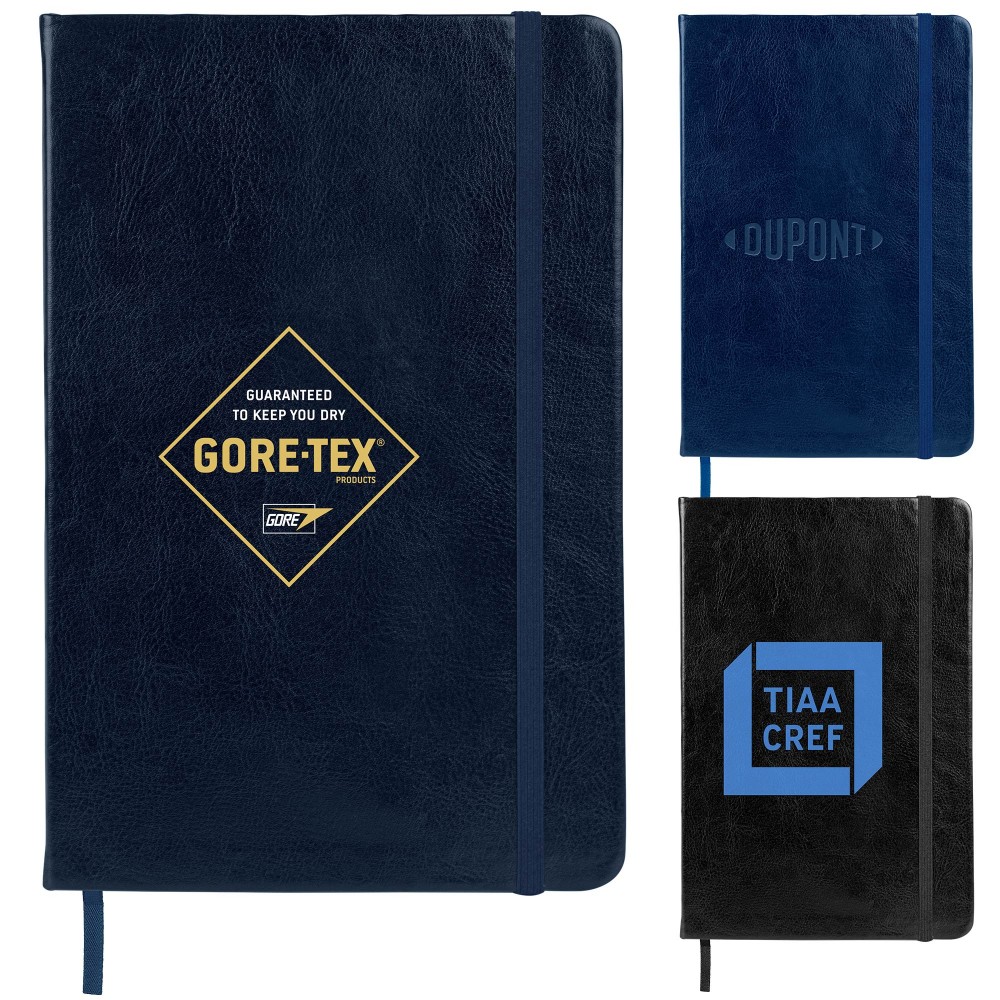 Premium UltraHyde Leather Notebook with Logo
