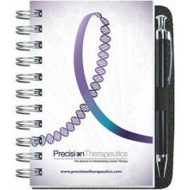 Gloss Cover Journals w/50 Sheets & Pen (4"x6") with Logo  Gloss Cover Journals w/50 Sheets & Pen (4"x6") with Logo