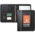 3 Ring Binder Padfolio Folder Branded