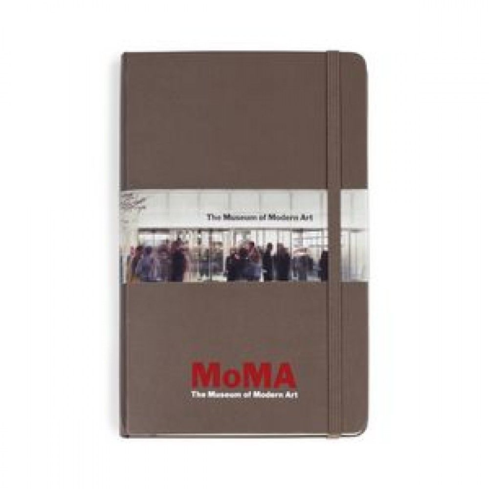 Branded Moleskine Hard Cover Ruled Large Notebook - Earth Brown Branded Moleskine Hard Cover Ruled Large Notebook - Earth Brown