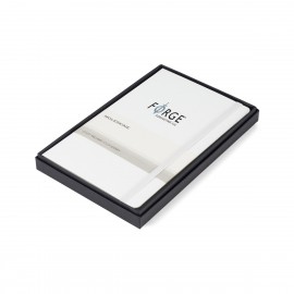 Logo Branded Moleskine Large Notebook Gift Set - White