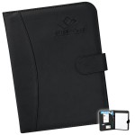 The Executive Black Leather Portfolios Custom Imprinted