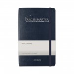 Customized Moleskine Hard Cover Large Double Layout Notebook - Sapphire Blue