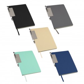Logo Branded Charter Textured Softcover Journal with Pen