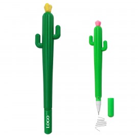 Cactus Shaped Pen Logo Printed