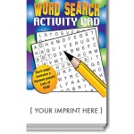 Logo Printed Word Search Activity Pad