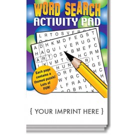 Logo Printed Word Search Activity Pad