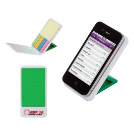 Mobile Device Stand with Sticky Notes Custom Imprinted  Mobile Device Stand with Sticky Notes Custom Imprinted