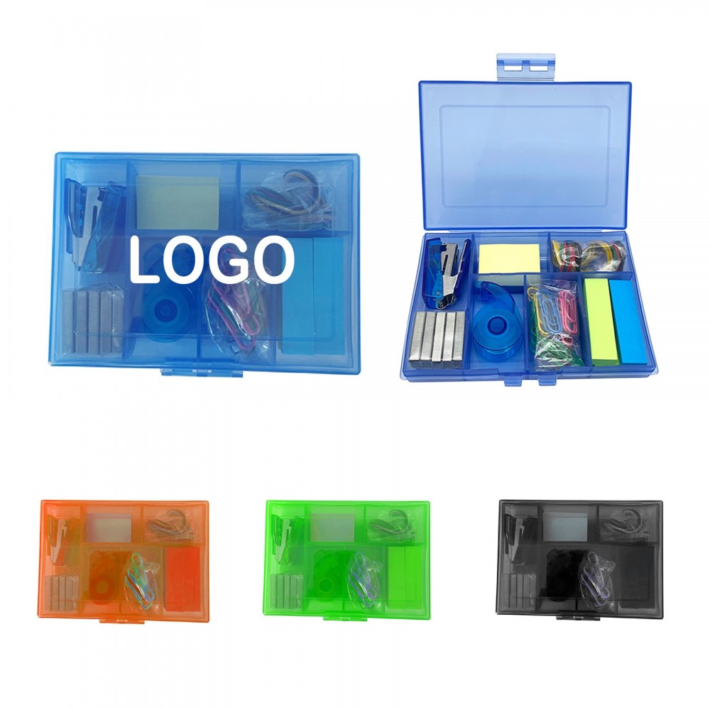 7 Pieces Office Stationery Set Logo Printed