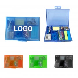 7 Pieces Office Stationery Set Logo Printed