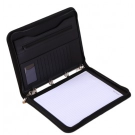 Poly Zippered Binder Padfolio Custom Imprinted
