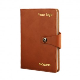Custom 5.9" x 8.6" A5 Jotter Fuax Leather Notebook