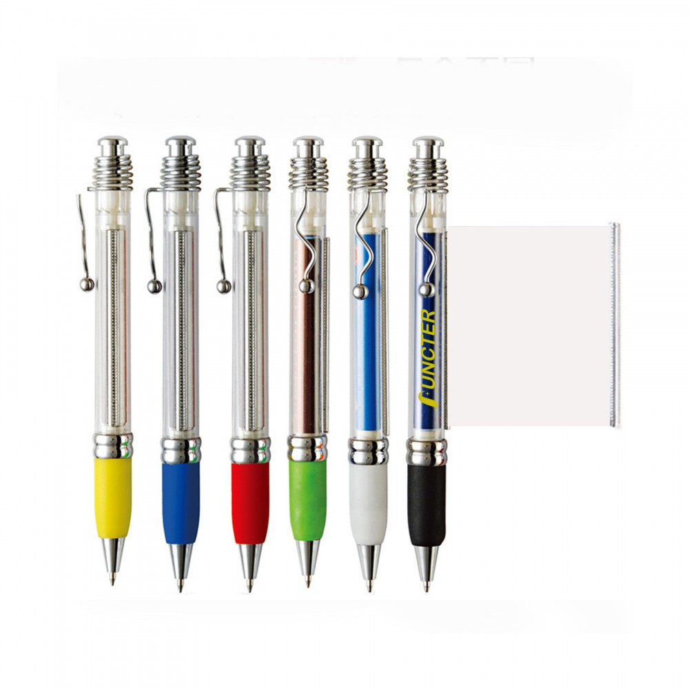 Creative Pull-Out Pen Display Ballpoint Pen Custom Imprinted