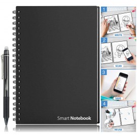 Promotional Smart and Reusable A4 Notebook - 8.7x11.22 Inches, 20 Sheets