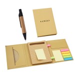 Promotional Micro Sticky Notebook With Pen & Ruler Set