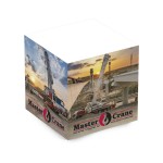 Non-Adhesive Cube | 3 3/8" x 3 3/8" x 3 3/8" | Full Color with Logo