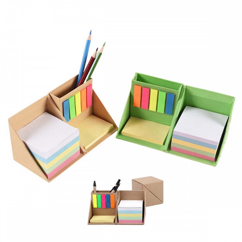 Office Sticky Notes Cube Desk Orgainzer with Logo Office Sticky Notes Cube Desk Orgainzer with Logo