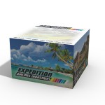3" x 3" x 2" Sticky note cube with imprinted sides in any color, any design with Logo