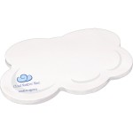 4" X 6" Die Cut Adhesive Notepad (Cloud)