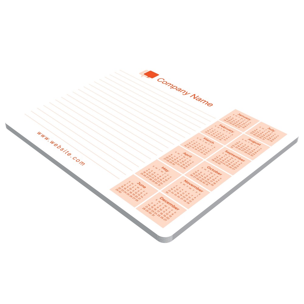 7" x 6" Scratch non-adhesive paper mouse pad with 50 sheets with rounded corners 7" x 6" Scratch non-adhesive paper mouse pad with 50 sheets with rounded corners