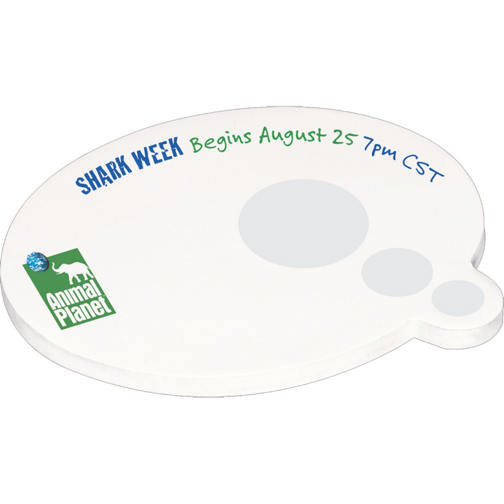 4" x 3" Die Cut Adhesive Notepad (Speech Bubble) 4" x 3" Die Cut Adhesive Notepad (Speech Bubble)