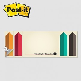  Post-it Custom Printed Page Markers & Note Pad Combo (3"x8")