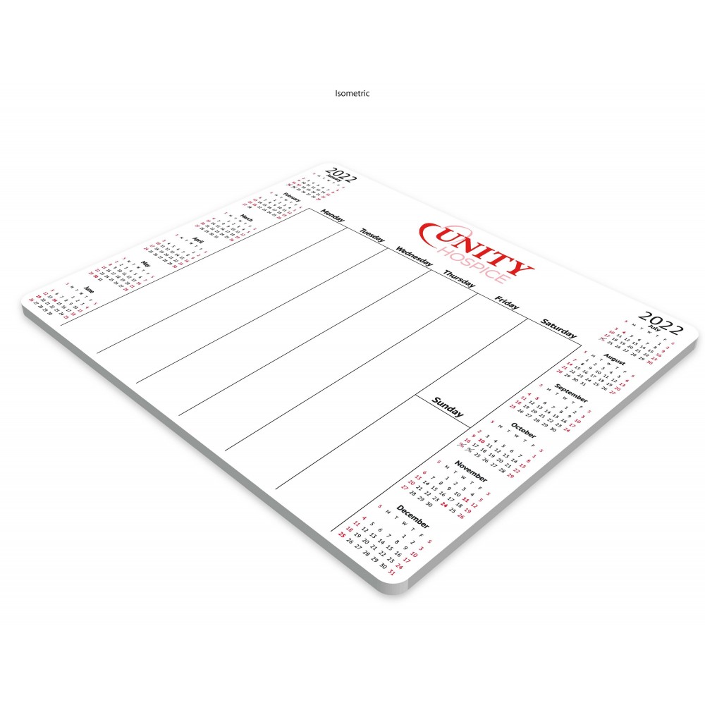 8.25" x 7" Scratch non-adhesive paper mouse pad with 50 sheets 8.25" x 7" Scratch non-adhesive paper mouse pad with 50 sheets