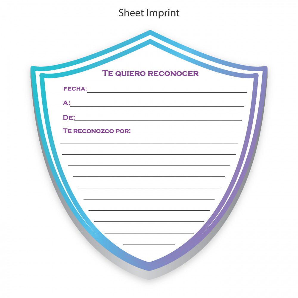 Die Cut Medium Sticky notepads with 50 sheets Die Cut Medium Sticky notepads with 50 sheets