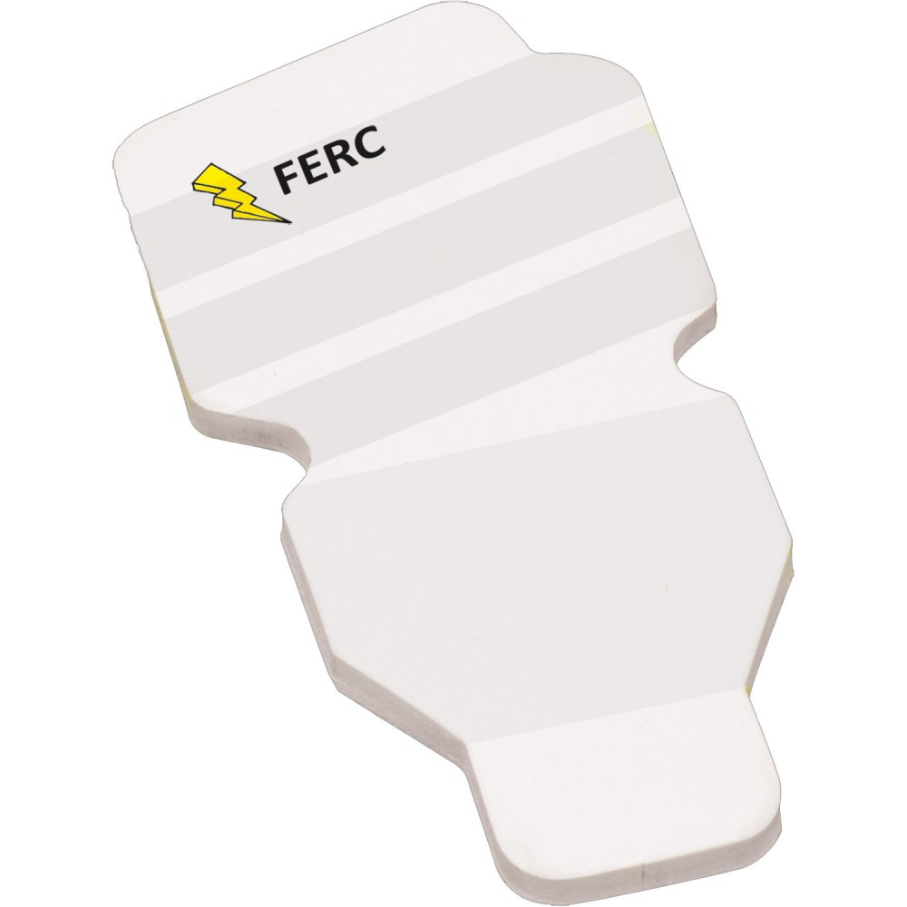 4" x 3" Die Cut Adhesive Notepad (Fluorescent Bulb) 4" x 3" Die Cut Adhesive Notepad (Fluorescent Bulb)