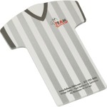 4" X 6" Die Cut Adhesive Notepad (T-Shirt)