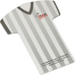  4" X 6" Die Cut Adhesive Notepad (T-Shirt)