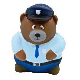 Custom Police Bear Stress Reliever Toy  Custom Police Bear Stress Reliever Toy
