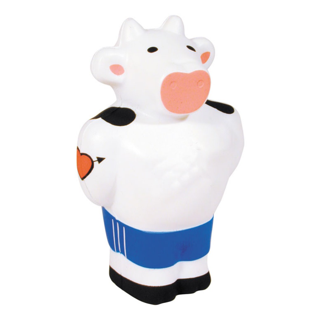 Beefcake Cow Squeezies Stress Reliever with Logo