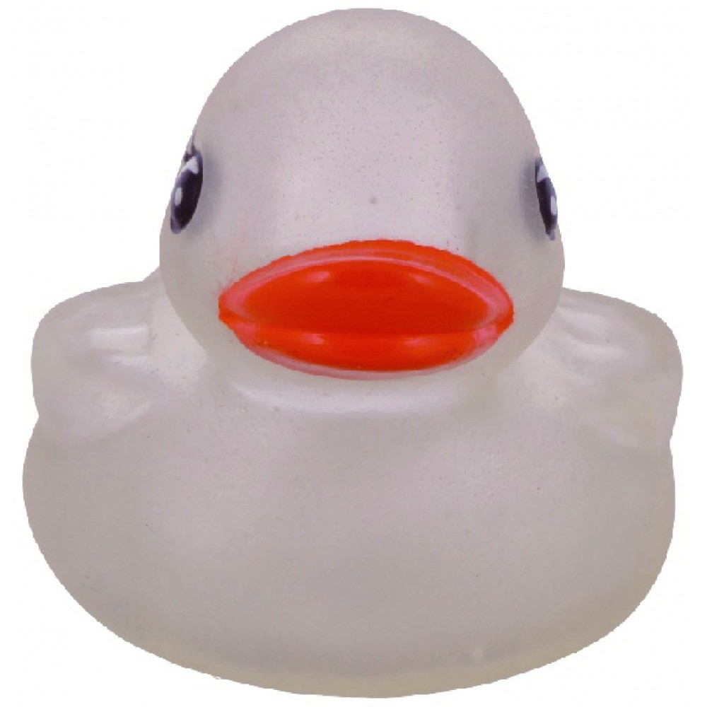 Personalized Rubber Clear Duck Toy
