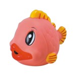 Rubber Gold Fish Toy with Logo