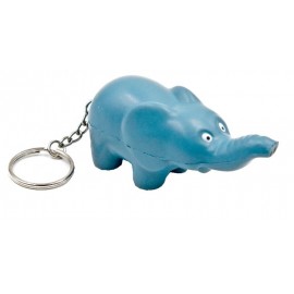 Elephant Key Chain Stress Reliever Squeeze Toy with Logo