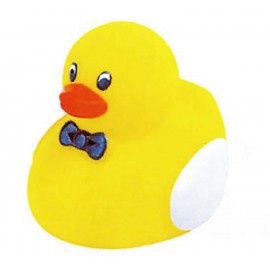 Logo Branded Mini Rubber Professor Duck Toy