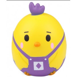 Slow Rising Scented Jumbo Purple Trump Chicken Squishy with Logo