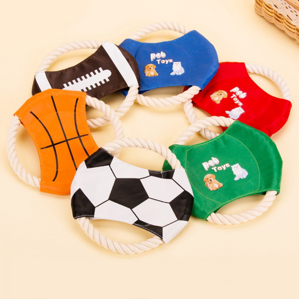 Cotton Rope Flying Disk Custom Imprinted Cotton Rope Flying Disk Custom Imprinted