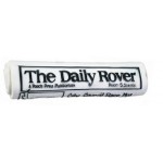 Personalized Rubber Rolled Newspaper Dog Toy
