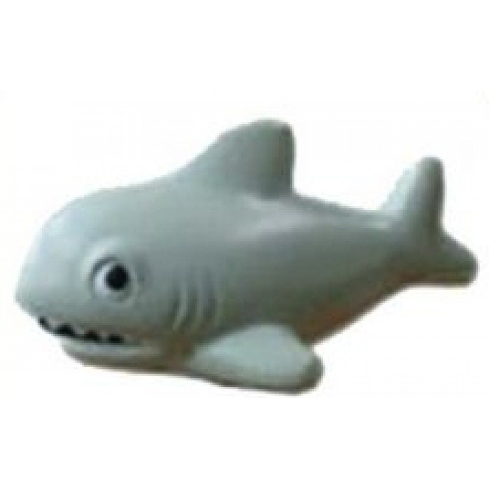 White Shark Animal Series Stress Reliever with Logo